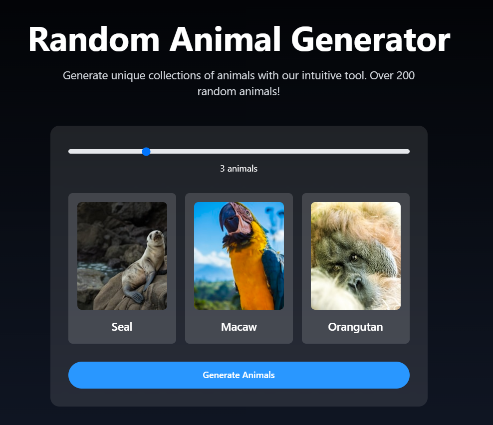 Random Animal Generator gallery image