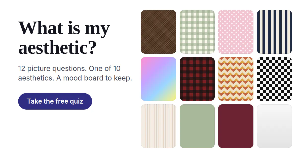 Aesthetic Quiz gallery image