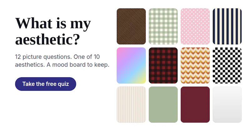 Aesthetic Quiz screenshot 1