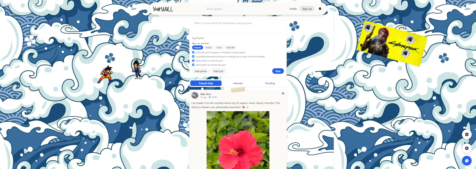 YourWall (Beta) screenshot 1
