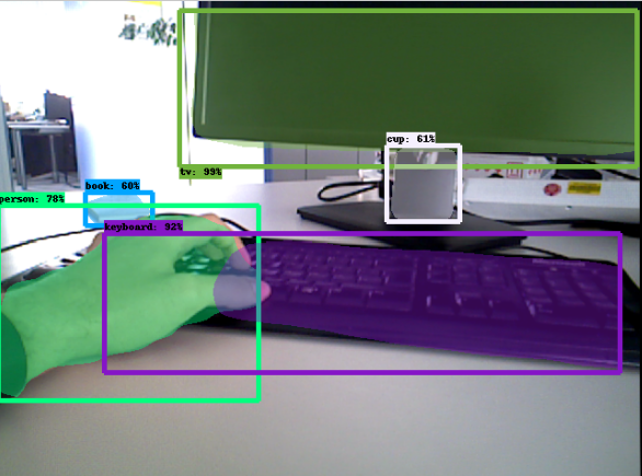 ROS Package for Tensorflow Object Detection API and face_recognition API gallery image