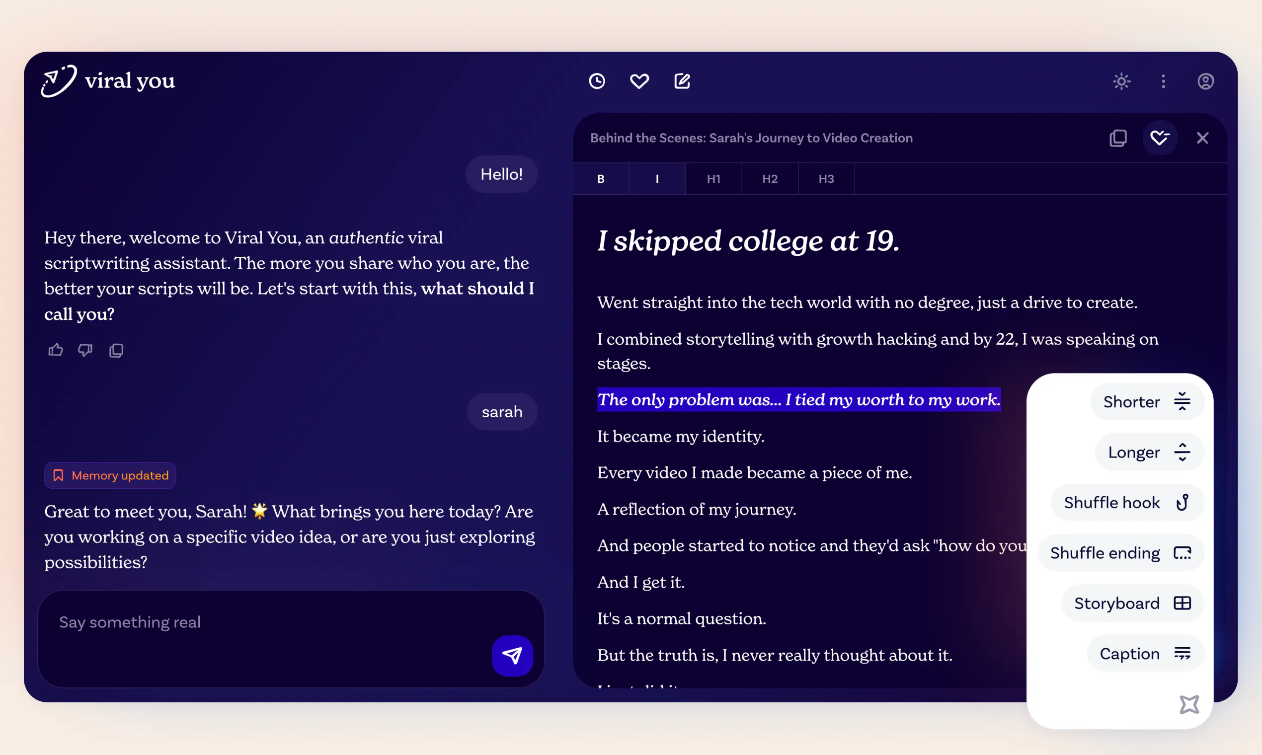 Viral You AI gallery image