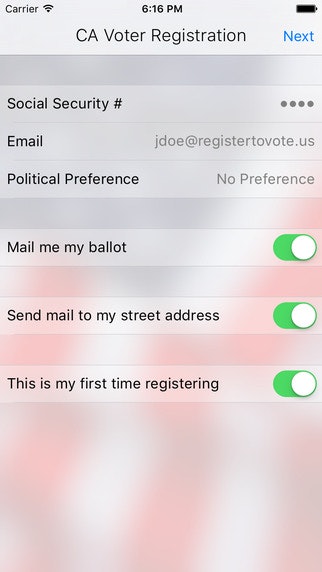 Register to Vote gallery image