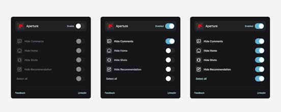Aperture - YouTube Distraction Blocker gallery image