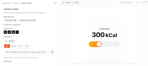 Watermelon UI gallery image