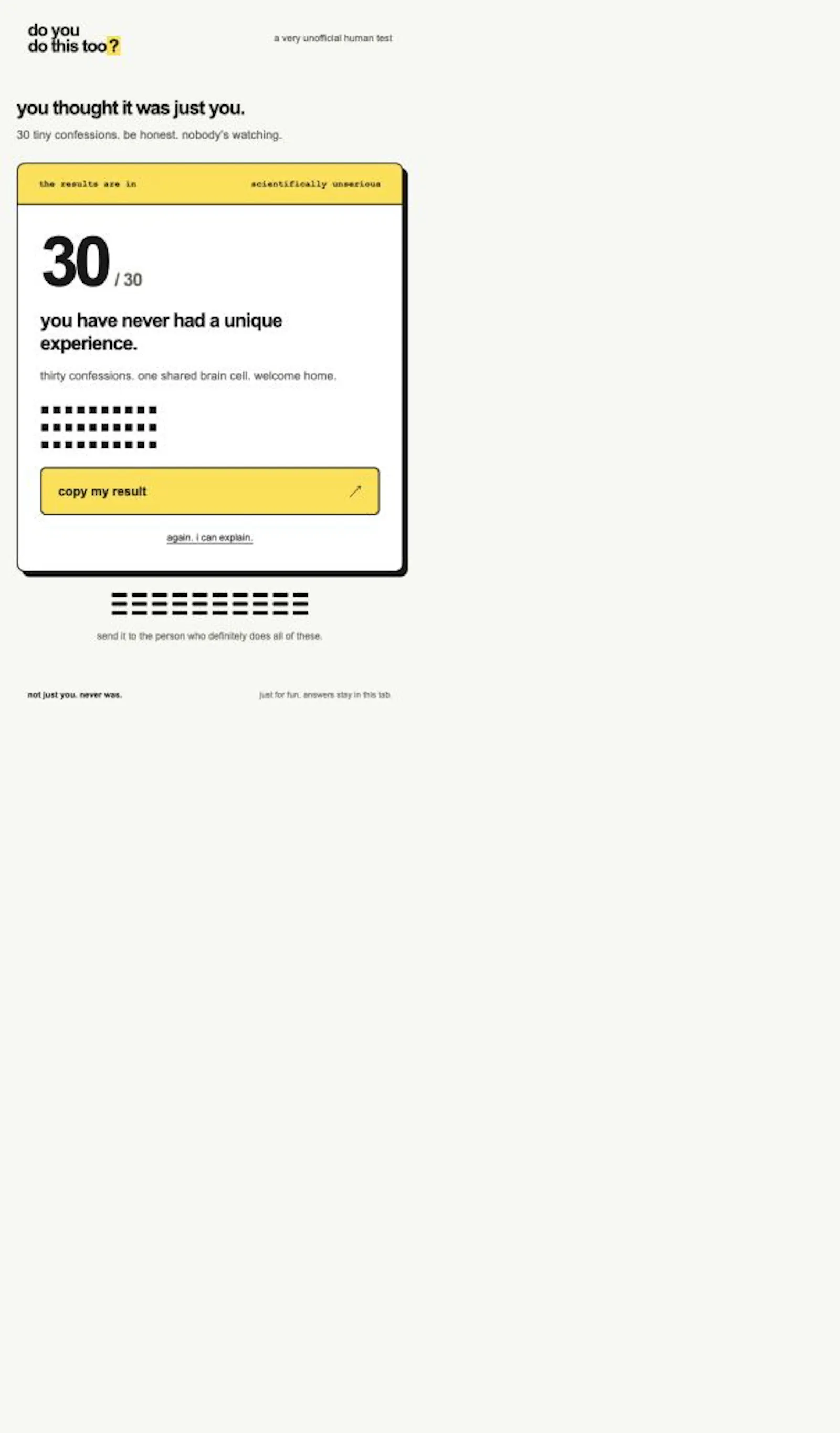 do you do this too? screenshot 2
