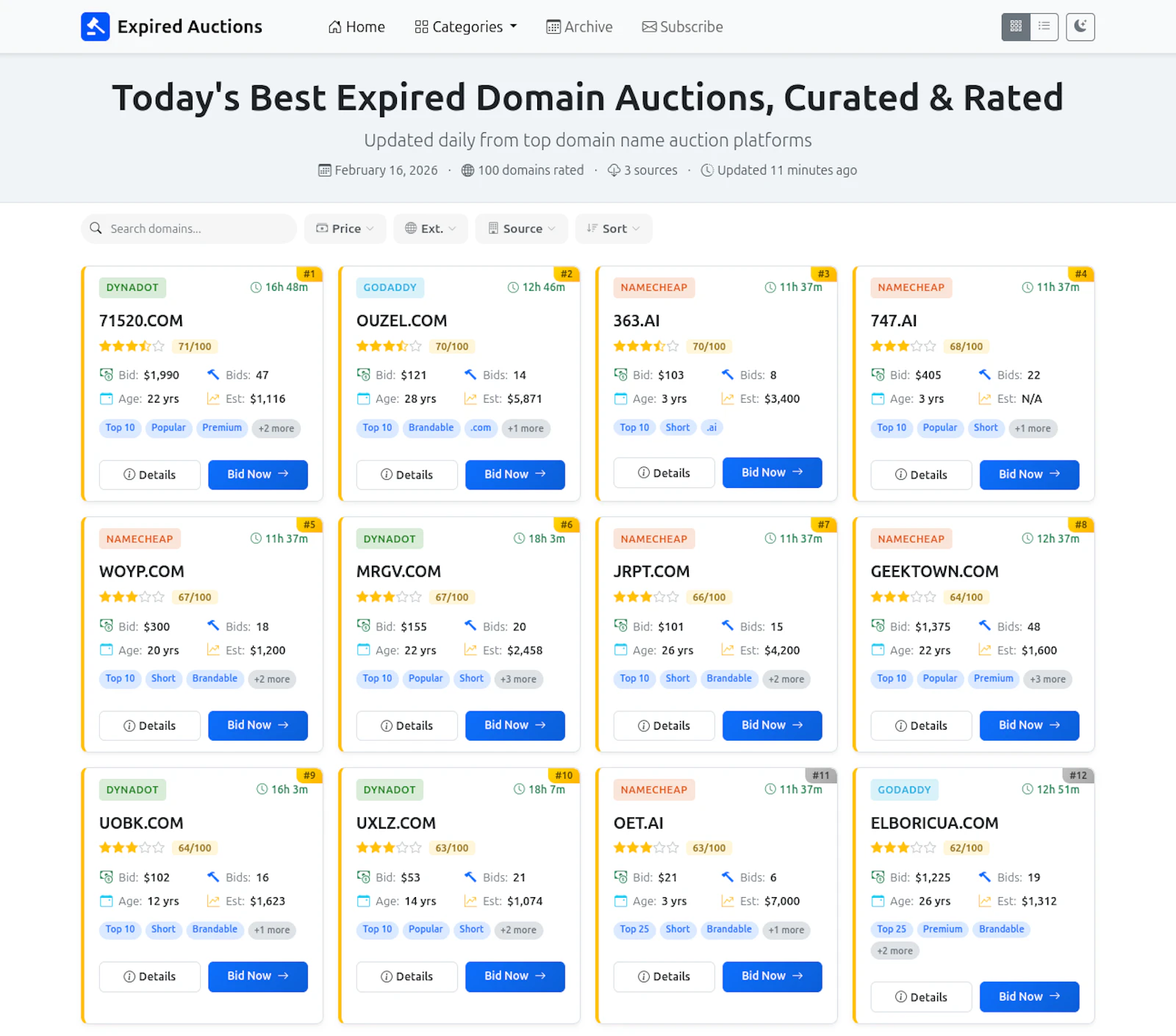 Expired Auctions screenshot 4