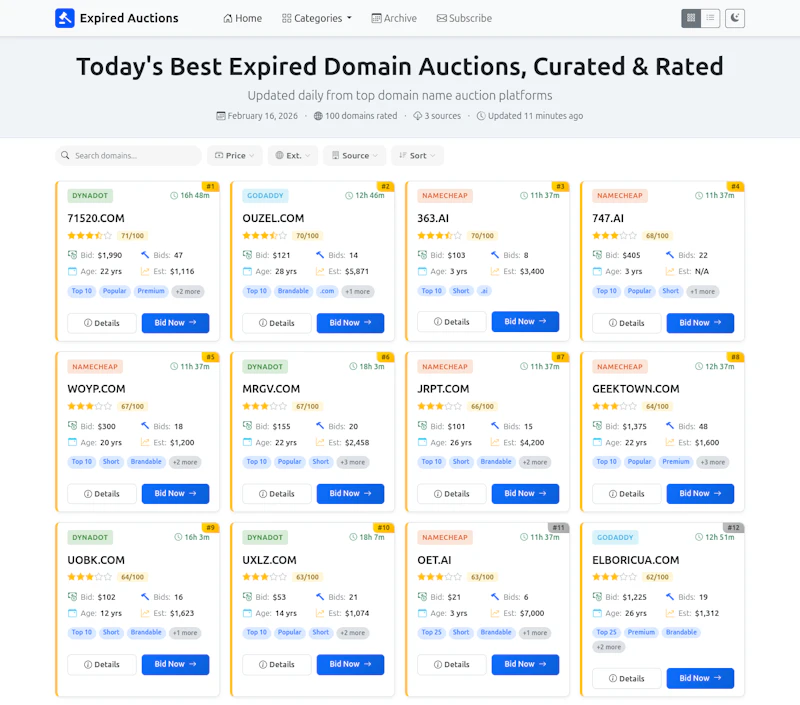 Expired Auctions screenshot 4