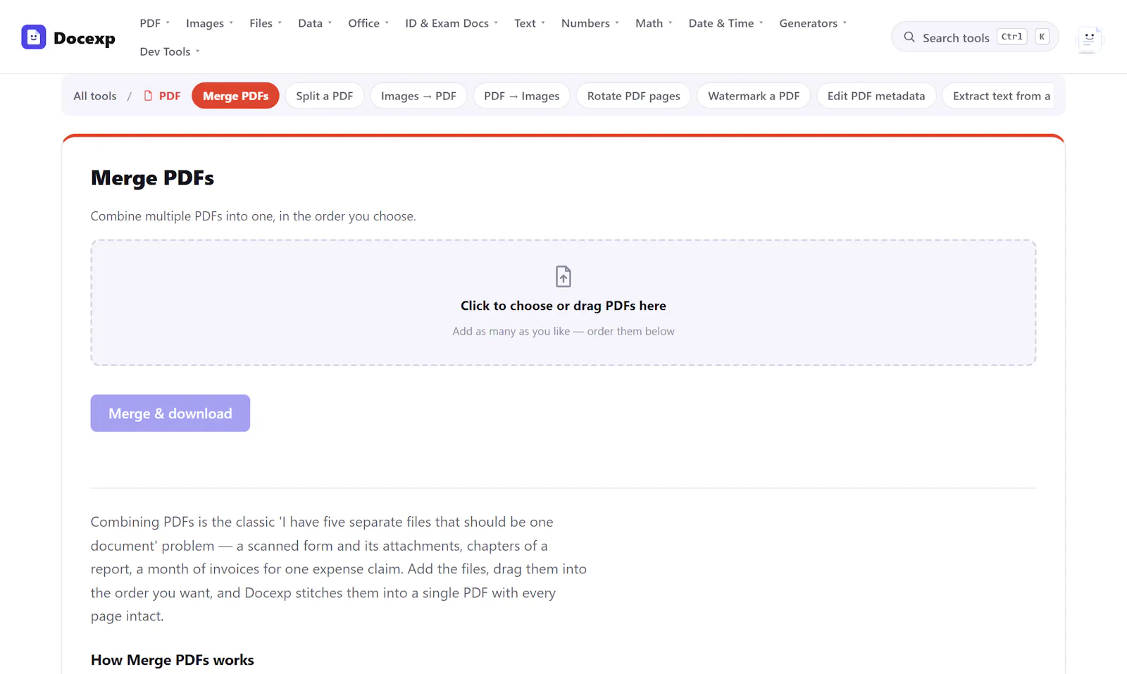 Docexp screenshot 5
