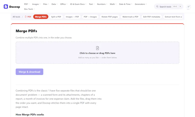 Docexp screenshot 5