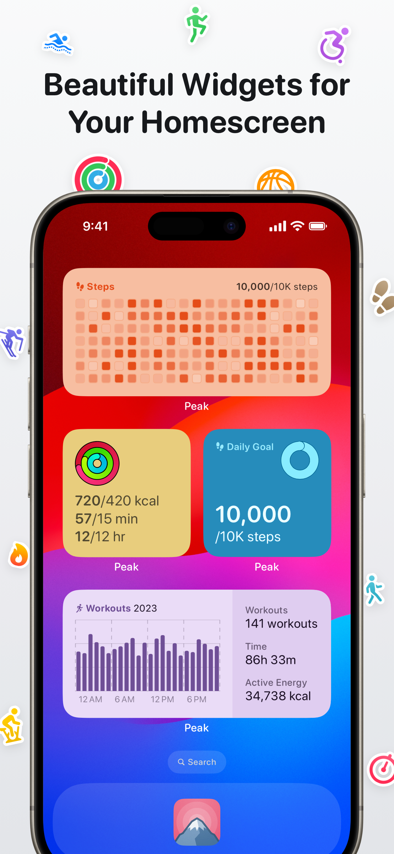 Piek - Uw persoonlijke fitnessdashboard media 3