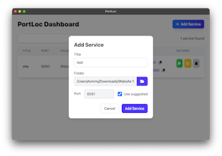 PortLoc • Download & Landing Page gallery image