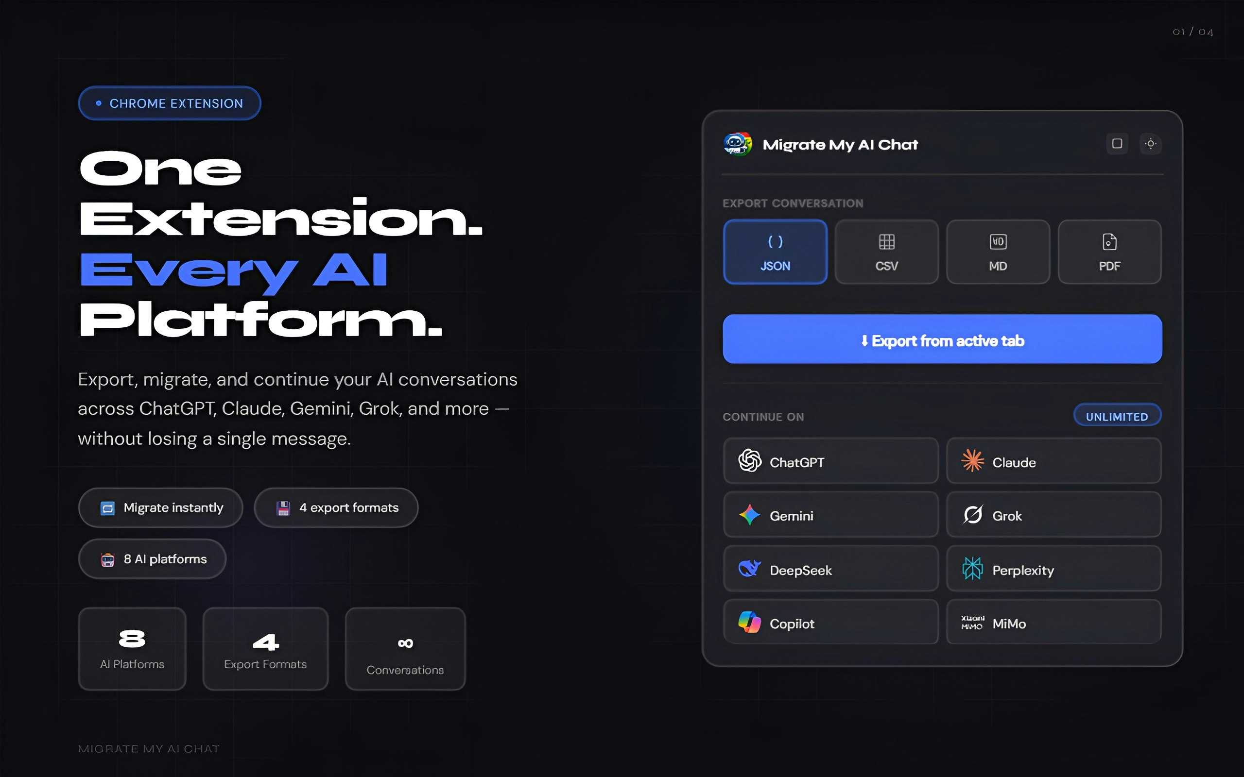 Migrate My AI Chat - Switch AI Instantly gallery image