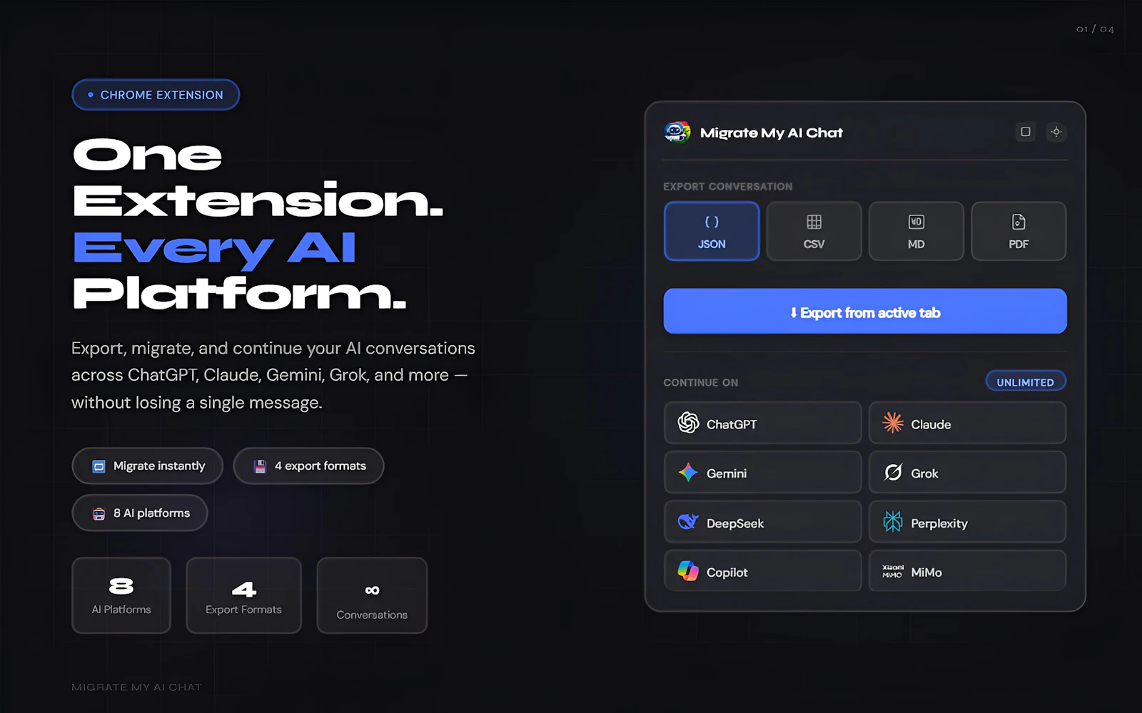 Migrate My AI Chat - Switch AI Instantly screenshot 2