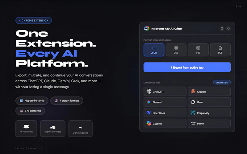 Migrate My AI Chat - Switch AI Instantly screenshot 2