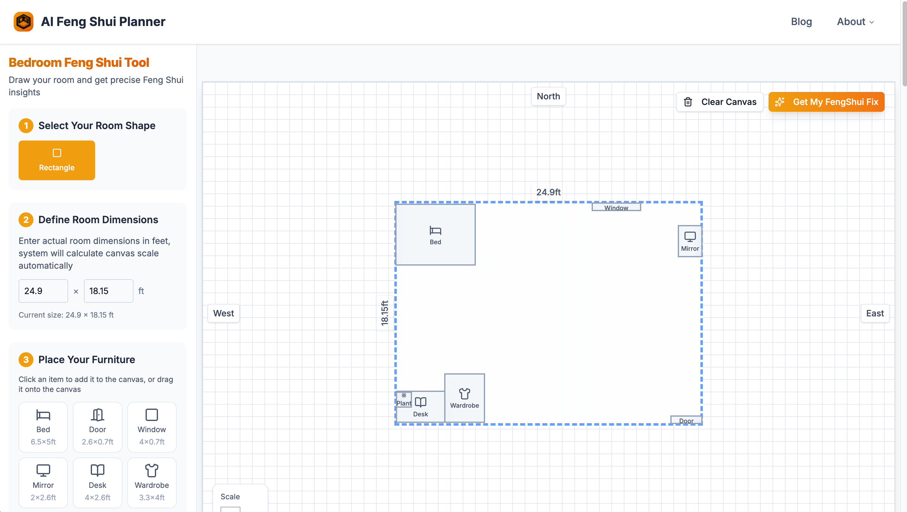 AI Feng Shui Bedroom Planner gallery image
