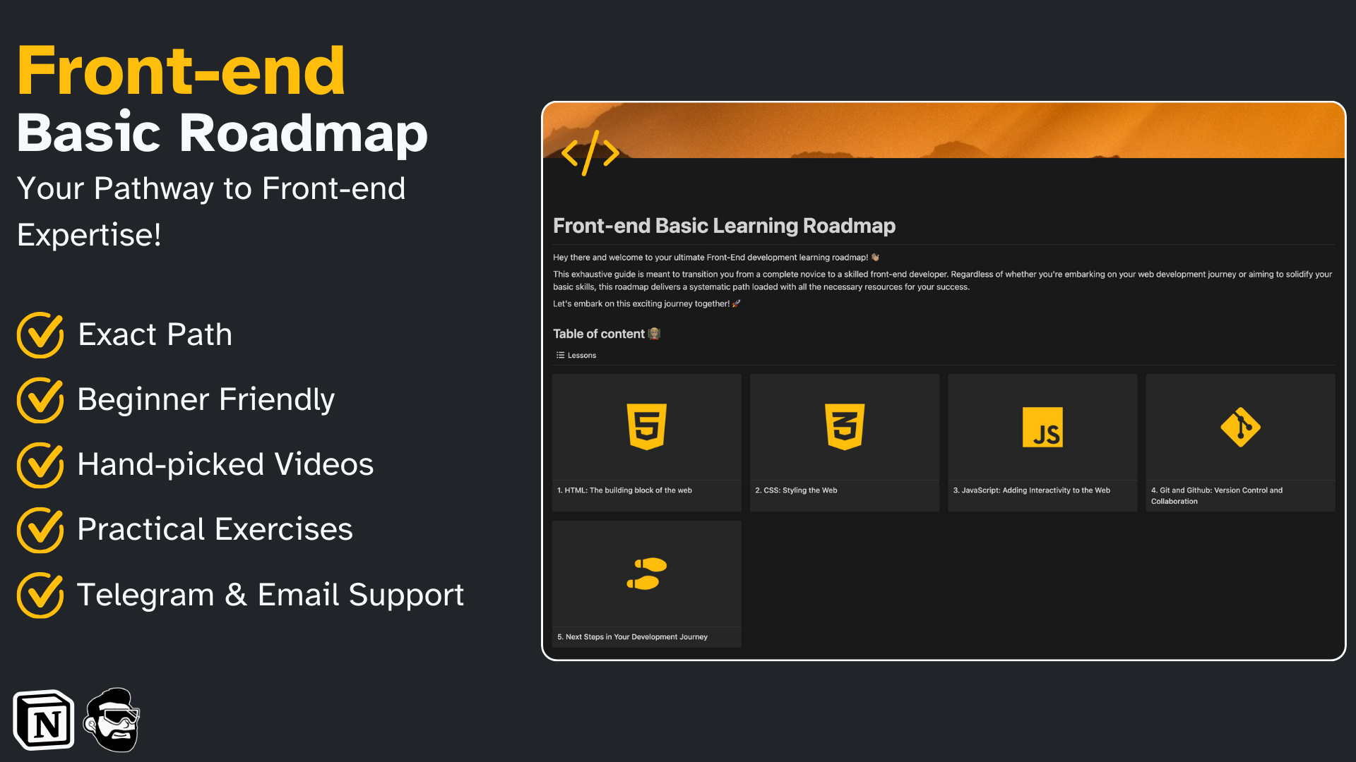 Front-end Basic Learning Roadmap - Unlock Your Front-end Development Skills media 1