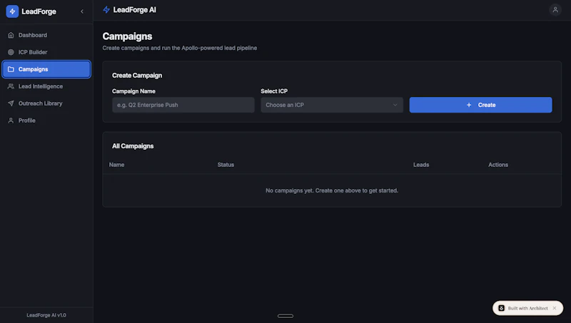 LeadForge AI by Lyzr screenshot 4