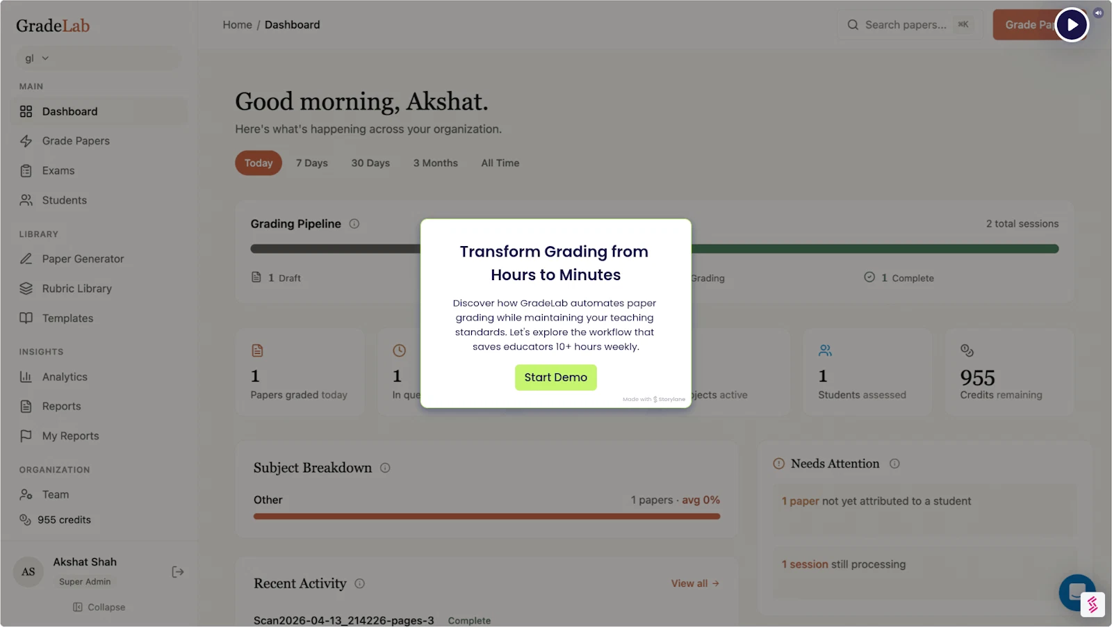 GradeLab V4.0 screenshot 1