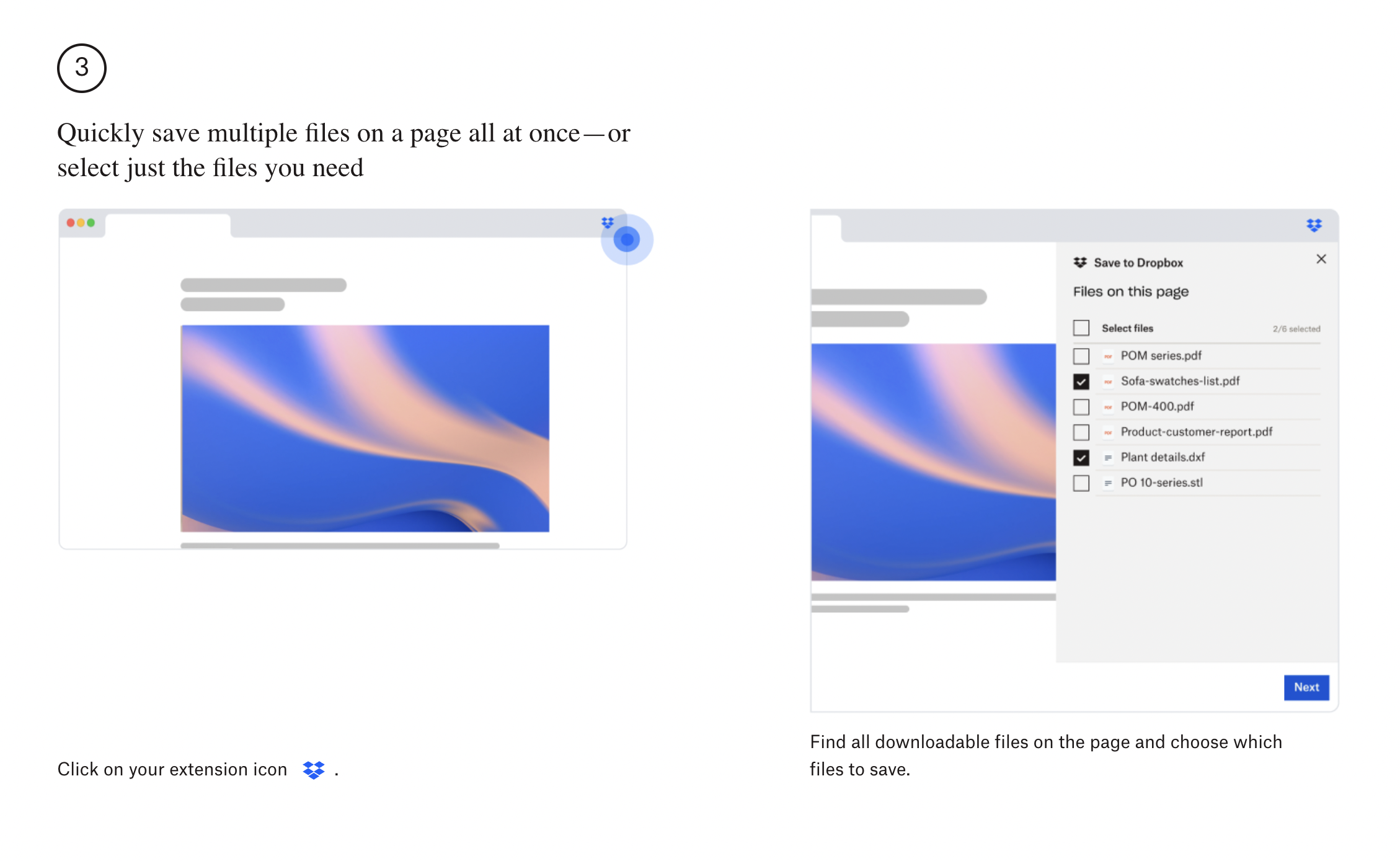 Save to Dropbox gallery image