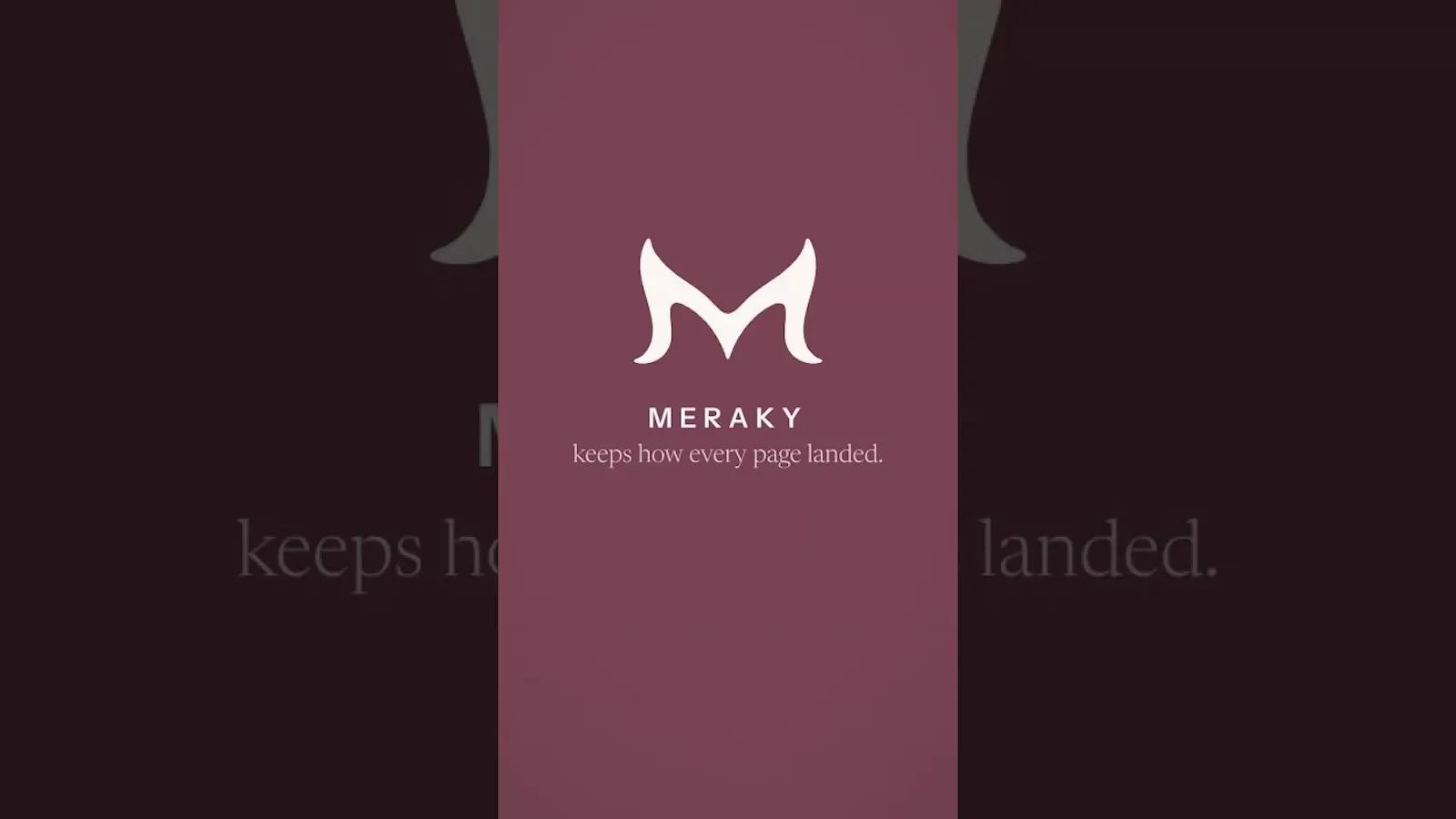 Meraky: Reading Journal screenshot 1 (video preview)