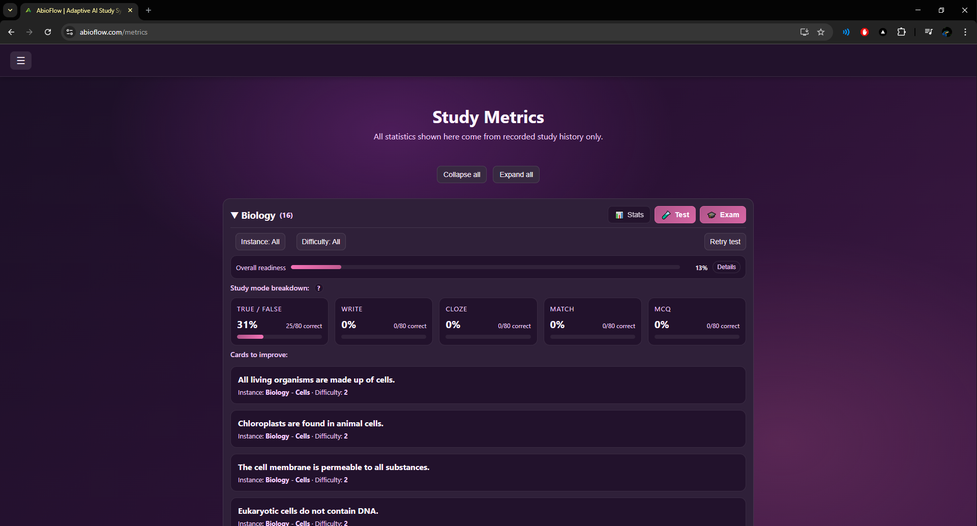 AbioFlow - Screenshot 3 showing product features and functionality