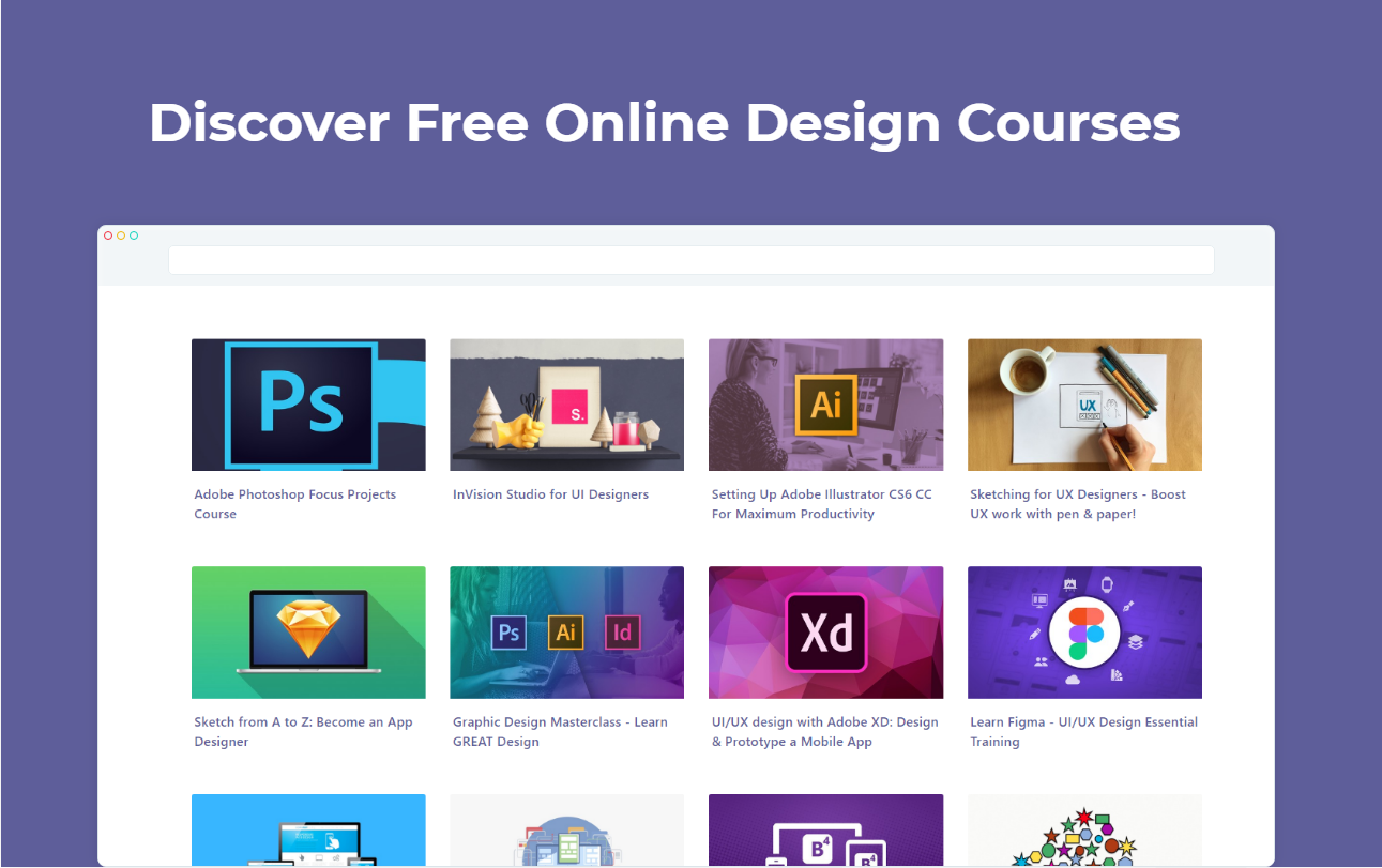 Design Courses Tab gallery image