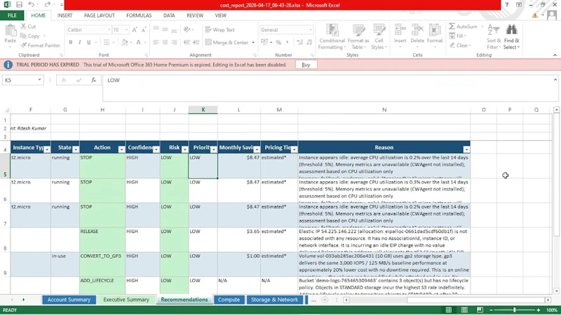 AWS Cost Audit & Remediation Accelerator screenshot 1 (video preview)