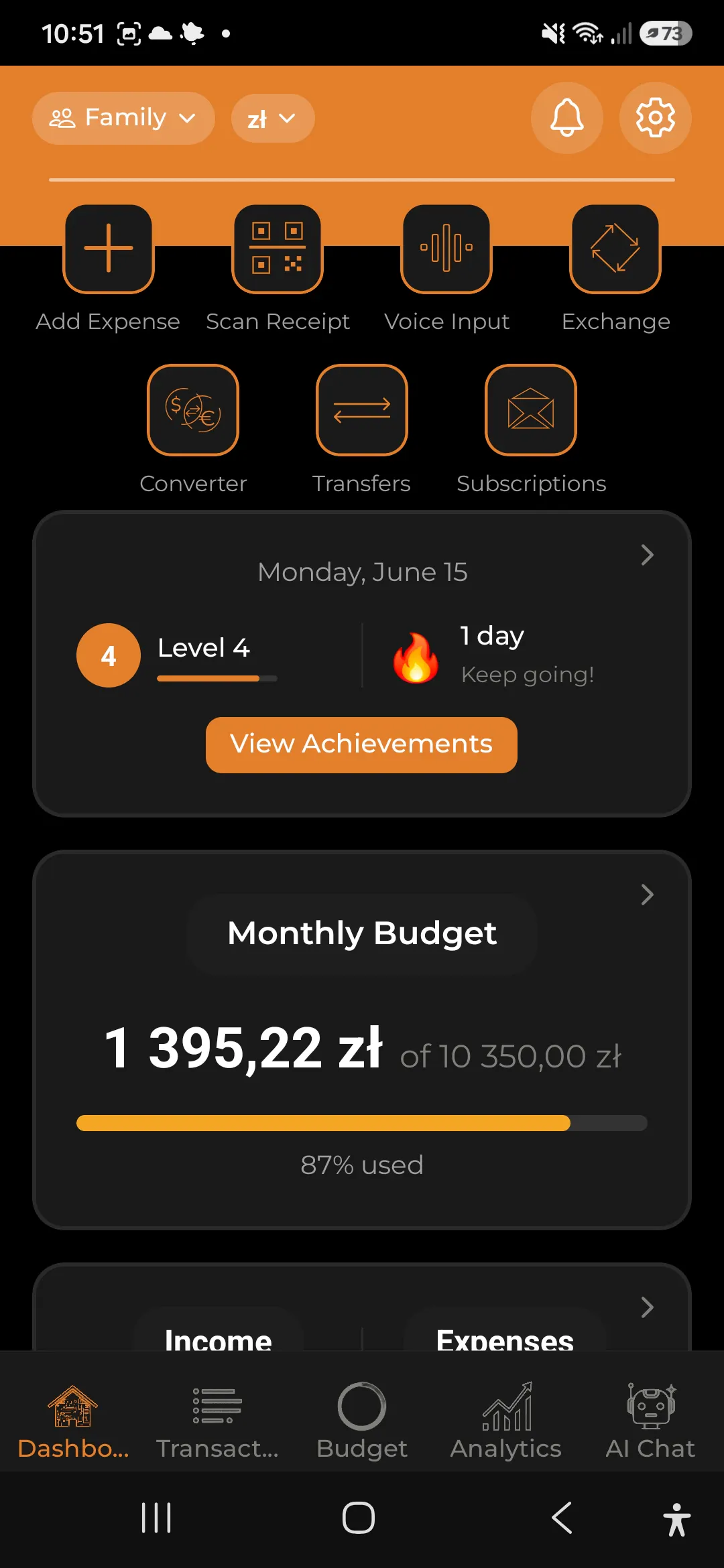 AI Budget Assistant gallery image