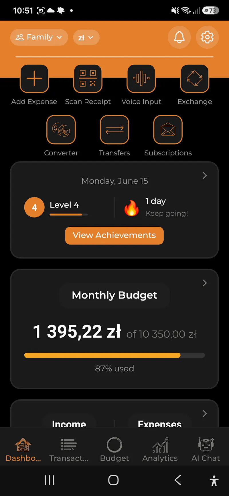 AI Budget Assistant screenshot 5