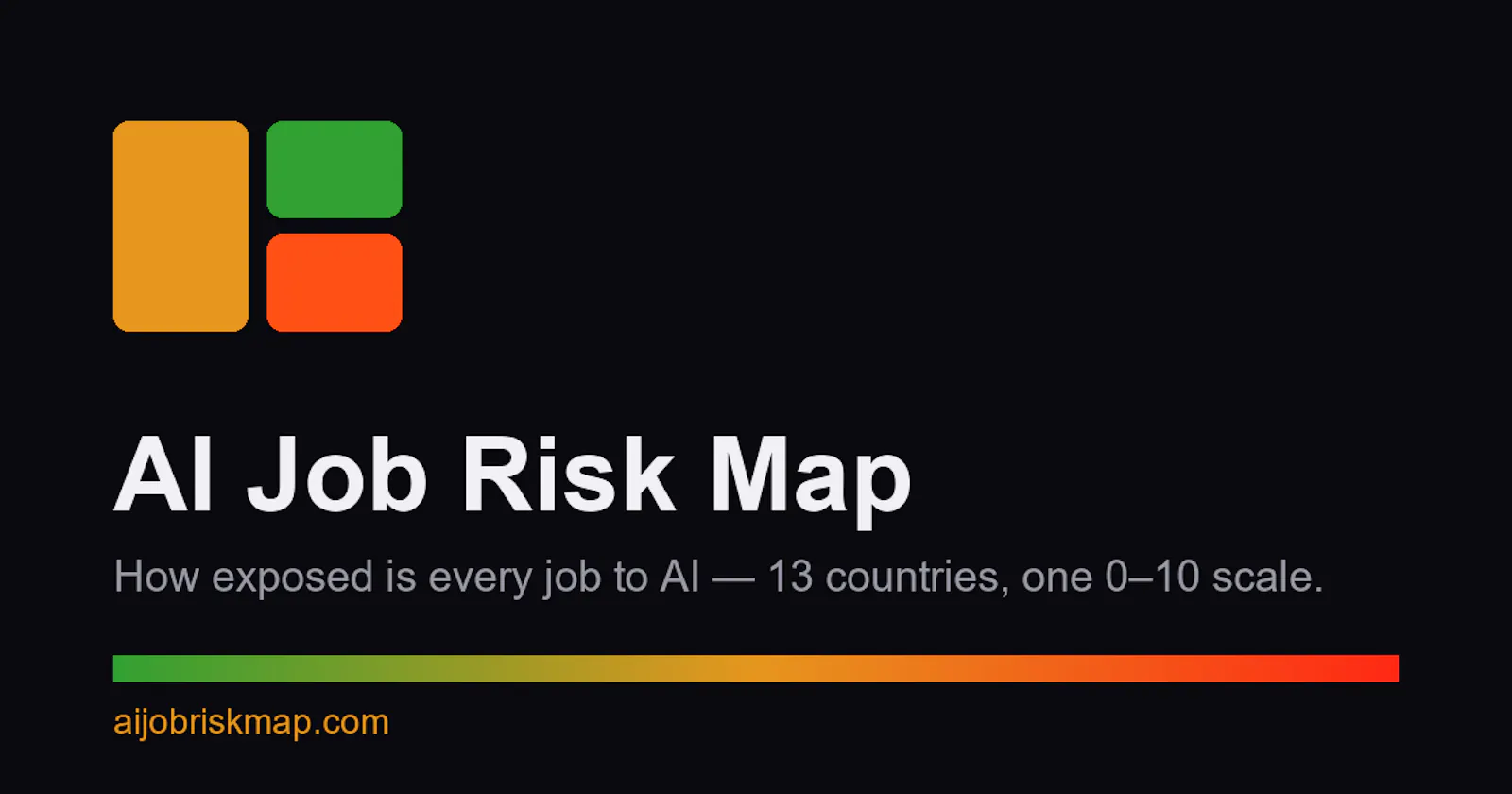 AI Job Risk Map screenshot 1