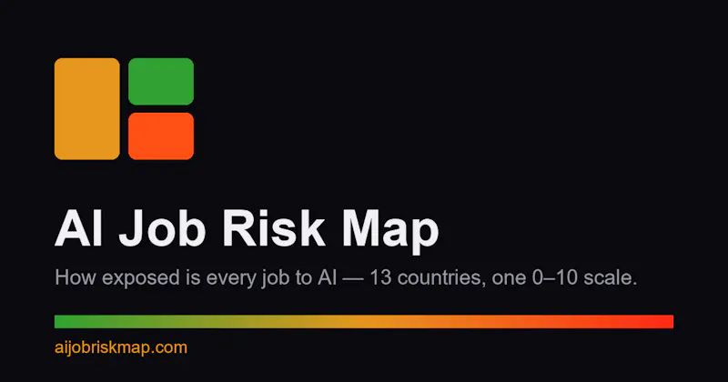 AI Job Risk Map screenshot 1