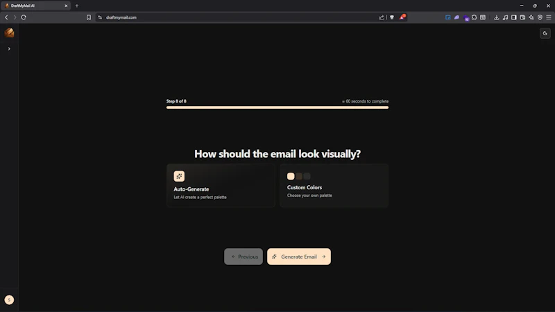 DraftMyMail AI screenshot 3