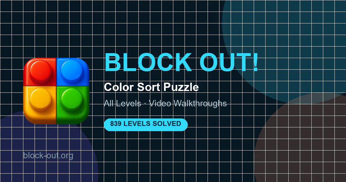 Block Out  All Levels Complete Solutions gallery image
