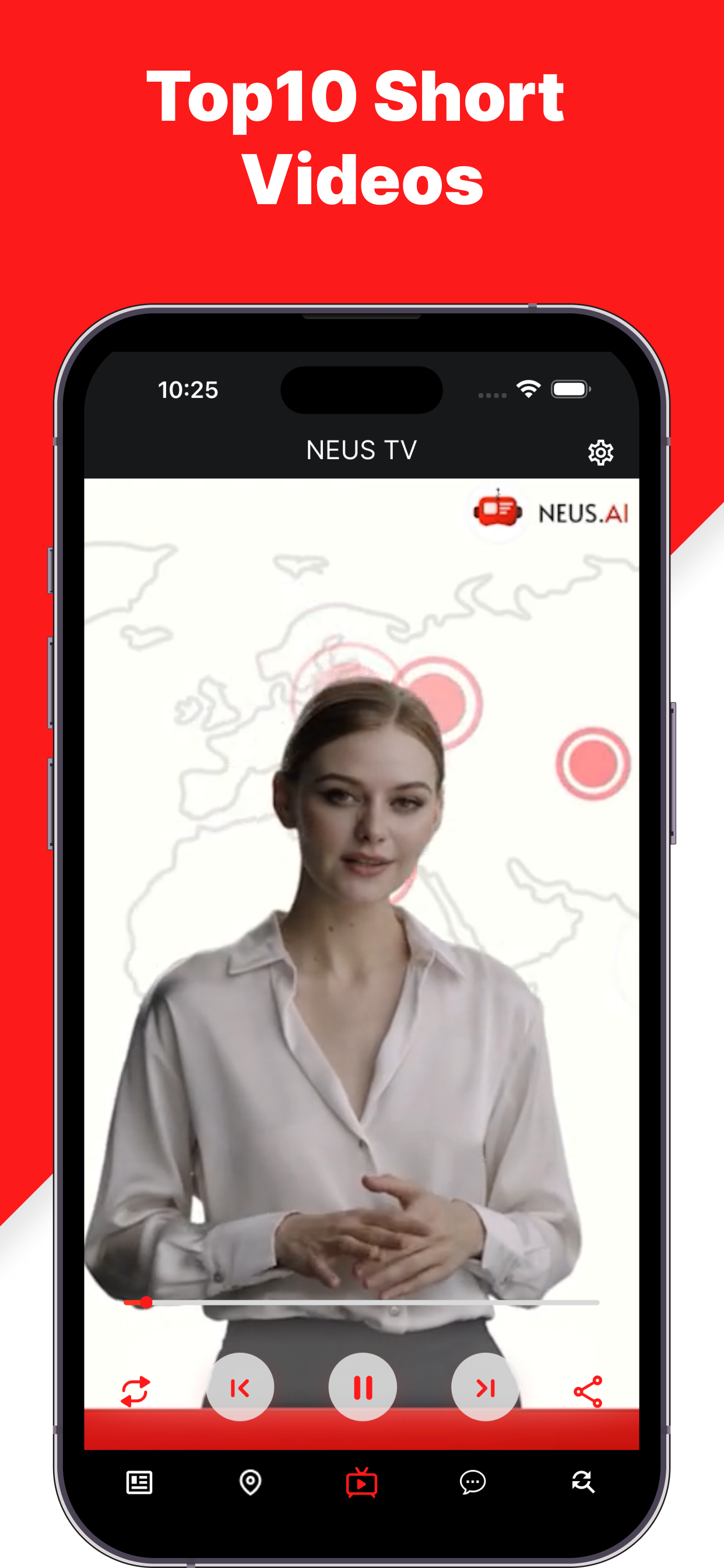 Neus.ai : 뉴스, 비디오, Neusgpt, 채팅 - 요약, 연구, 비디오, 라디오, 채팅이 포함 된 맞춤형 뉴스 미디어 1