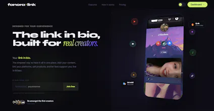 Fanora.link - Easiest Link in bio gallery image