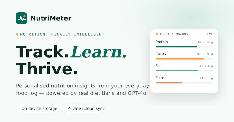 NutriMeter screenshot 1
