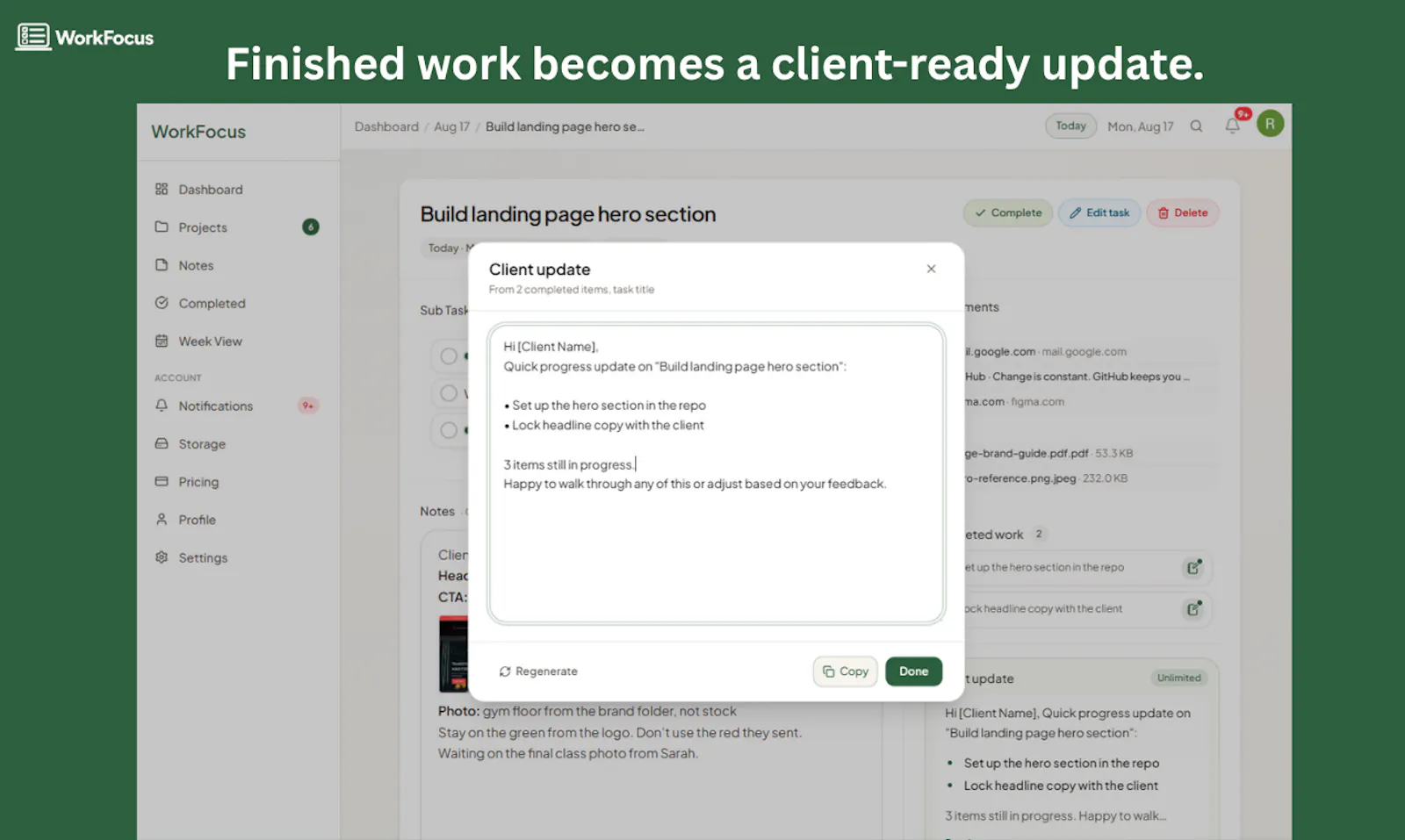 WorkFocus screenshot 4