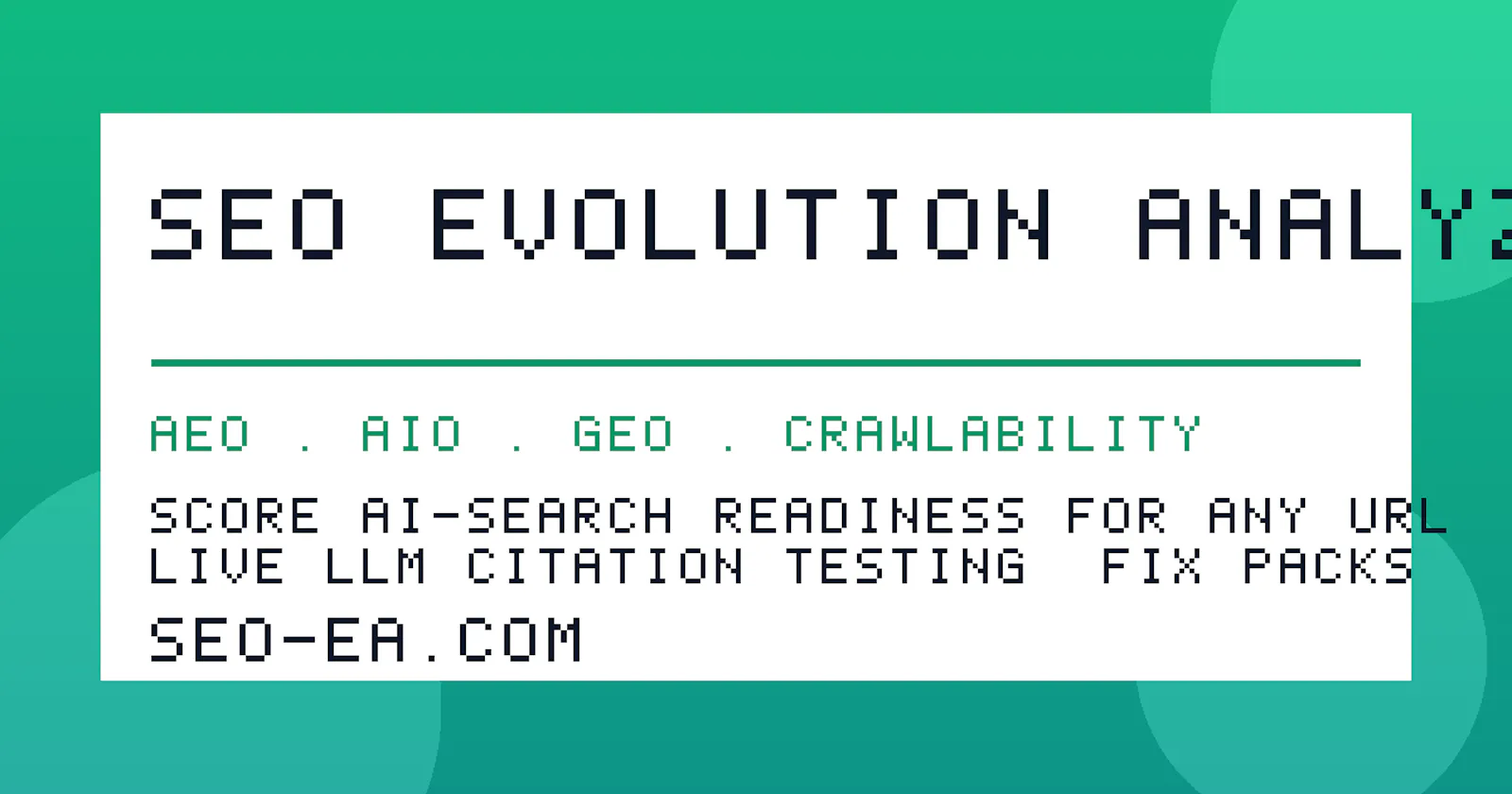 SEO Evolution Analyzer screenshot 2