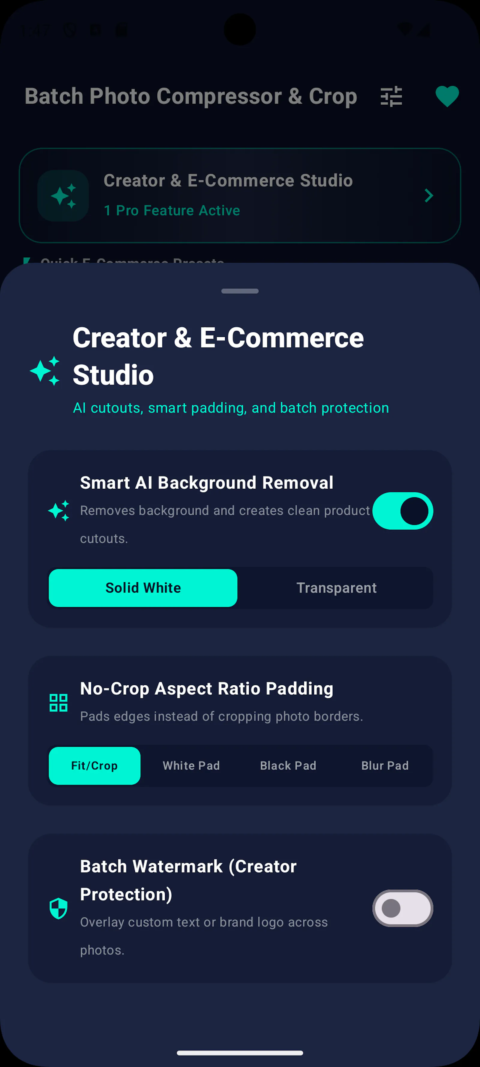 Batch Photo Compressor & Crop screenshot 3