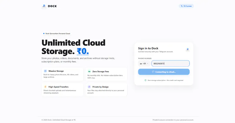 Dock Cloud screenshot 1