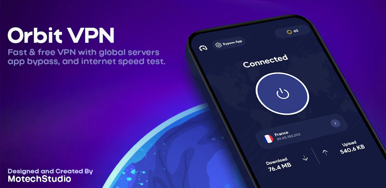 Orbit VPN screenshot 1
