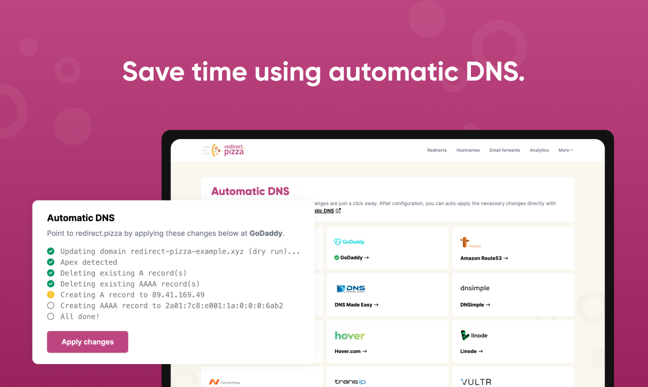 redirect.pizza gallery image