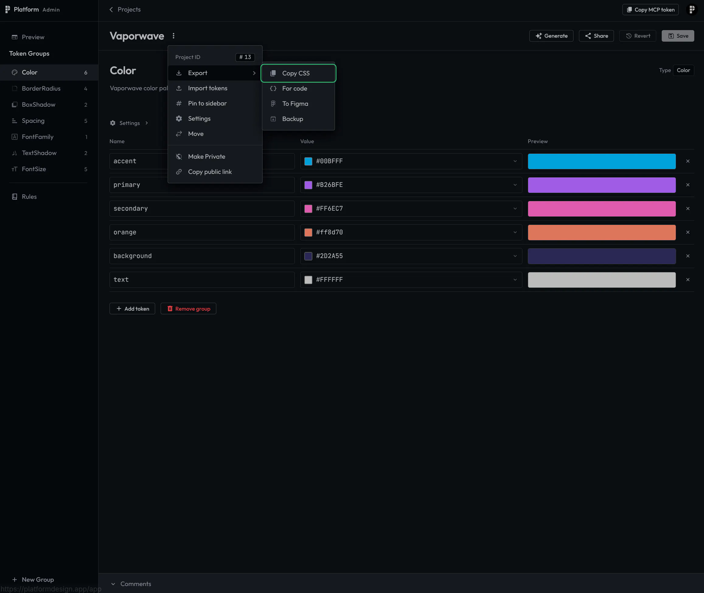 Platform Design System gallery image