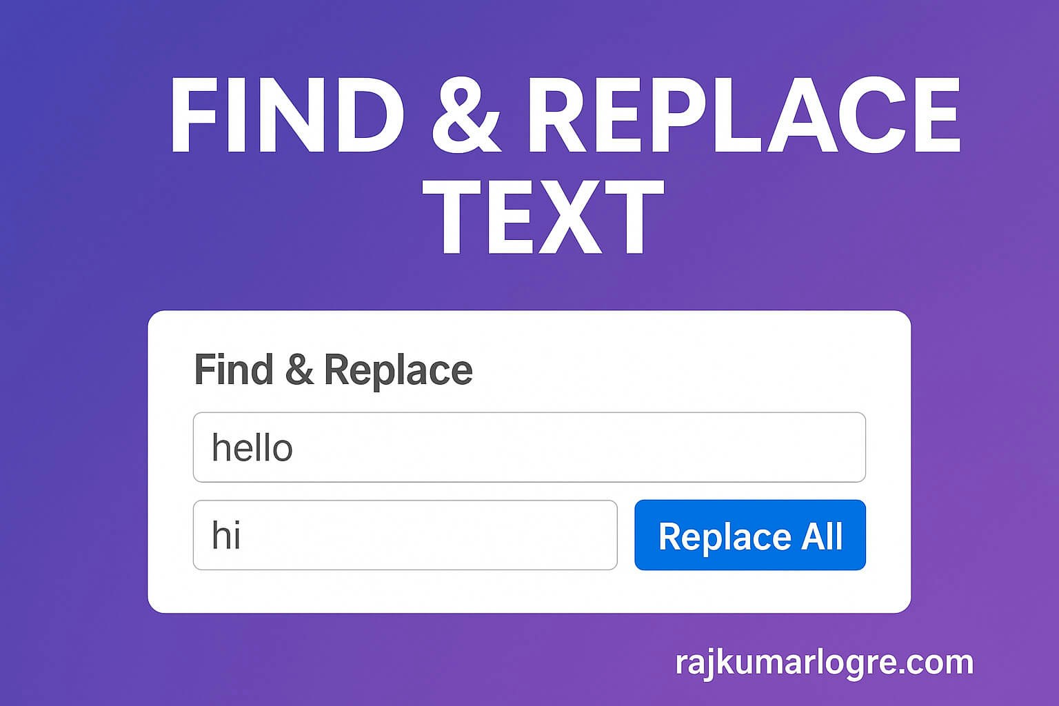 Find and Replace Tex... logo