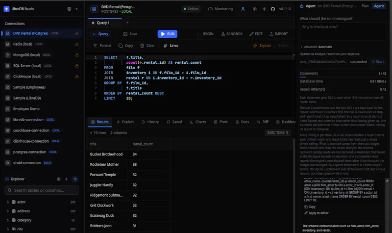 LibreDB Studio screenshot 4