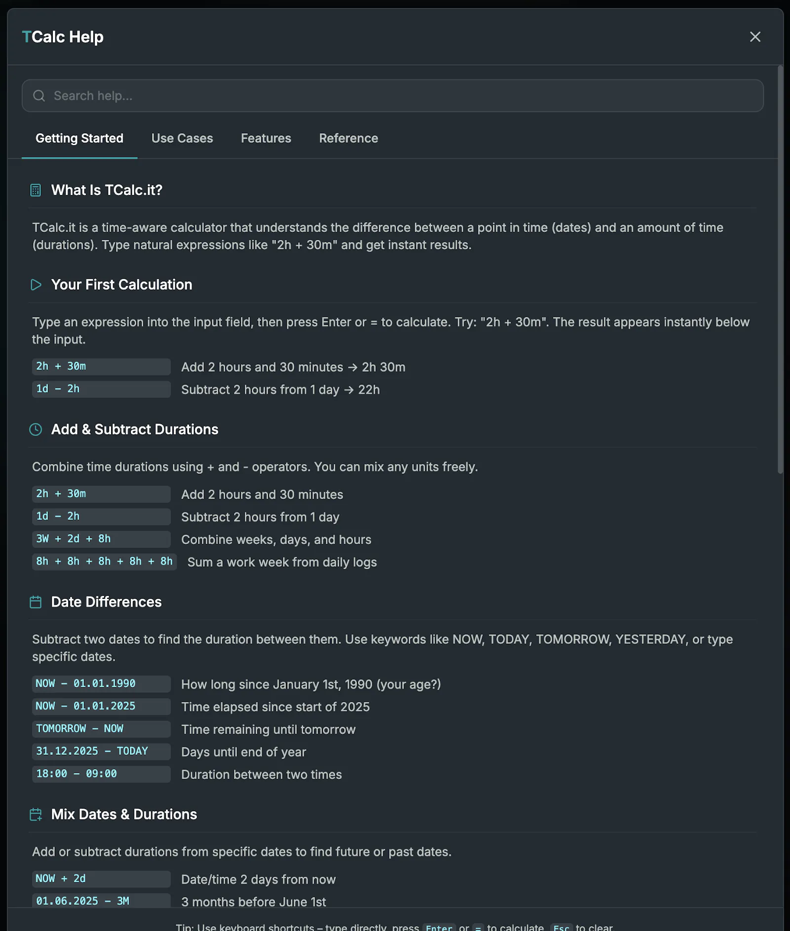 TCalc.it screenshot 4