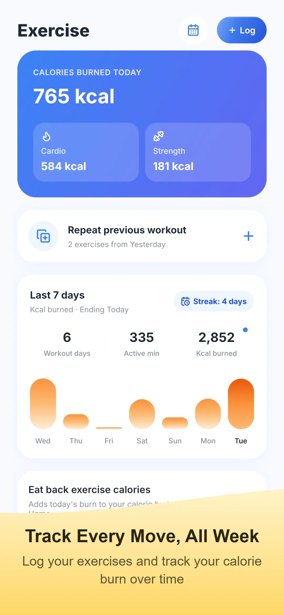 Metriva: Calorie & Weight Log gallery image