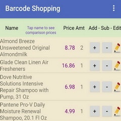 Barcode Shopping - Android App
