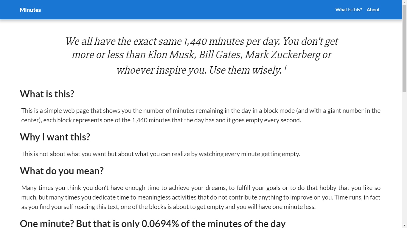 Remaining Minutes of the Day gallery image